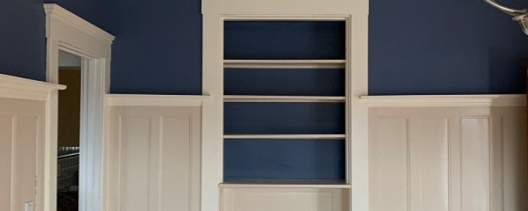 Interior Painting With A Blue Accent Color